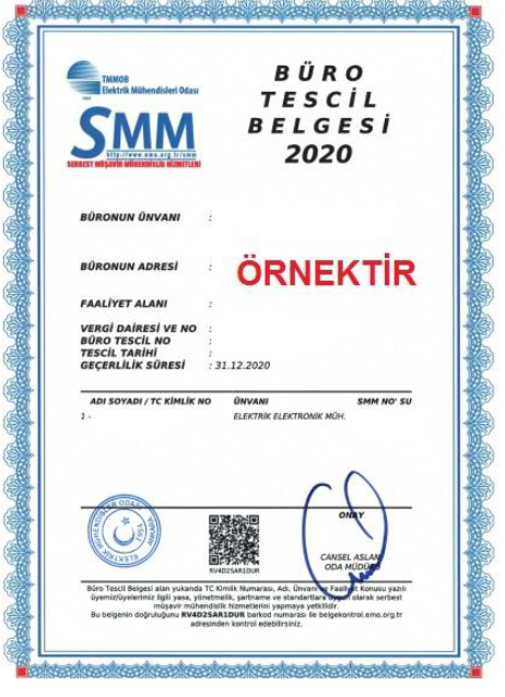 SMM ( İmza Yetkisi )